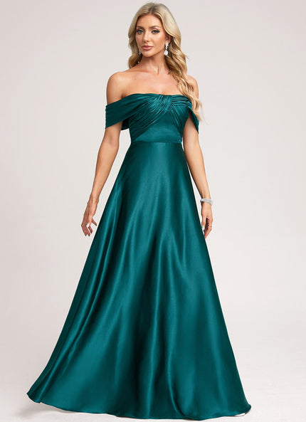 Robe Cérémonie Satin Cuivrée