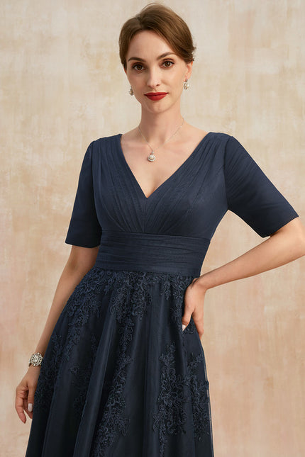 Robe Cérémonie Marine Élégante - gallery 2