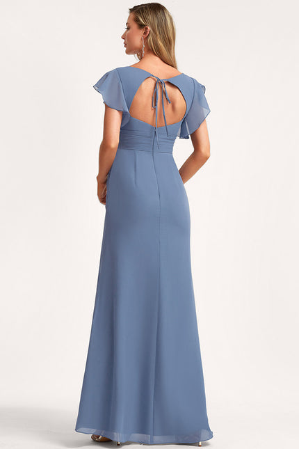 Robe Cérémonie Longue Volants Rose - gallery 5