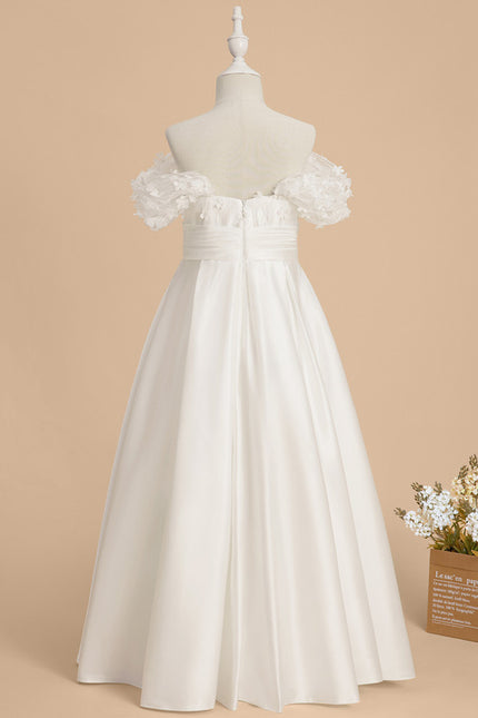 Robe Ceremonie Blanche Fille - gallery 5