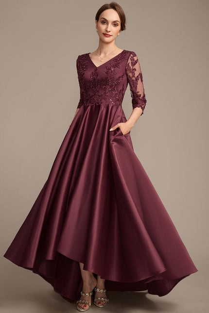 Robe Cérémonie Élégance Pourpre Scintillante - gallery 4