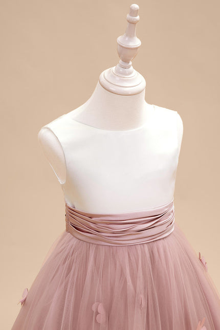 Robe Cérémonie Fleurie Poudrée - gallery 4