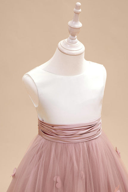 Robe Cérémonie Fleurie Poudrée - gallery 4