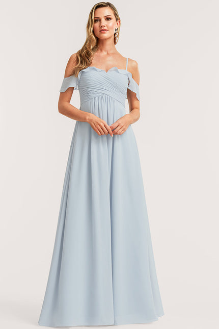 Robe Ceremonie Bleu Clair - gallery 1