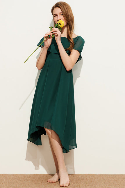 Robe Cérémonie Mousseline Fraîche - gallery 3