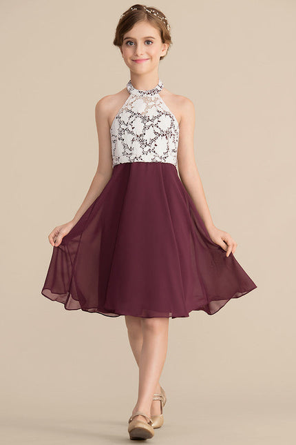 Robe Cérémonie Mousseline Fleurie