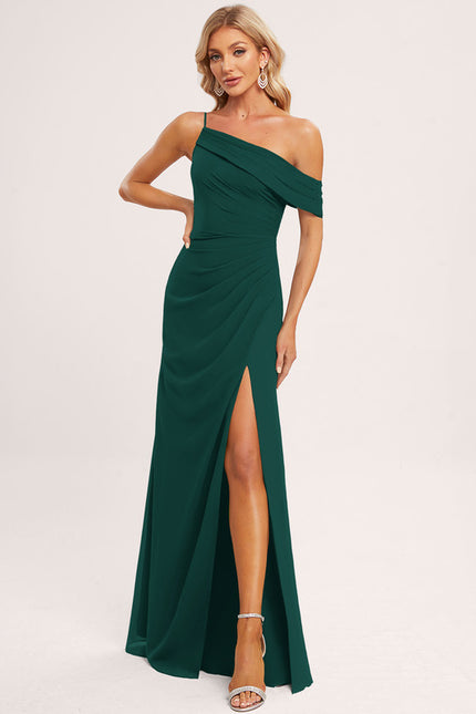 Robe Cérémonie Asymétrique Fluide