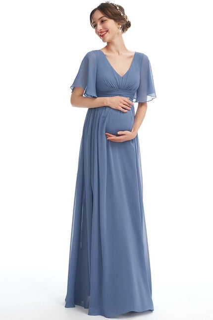 Robe Cérémonie Fluide Maternité - gallery 2