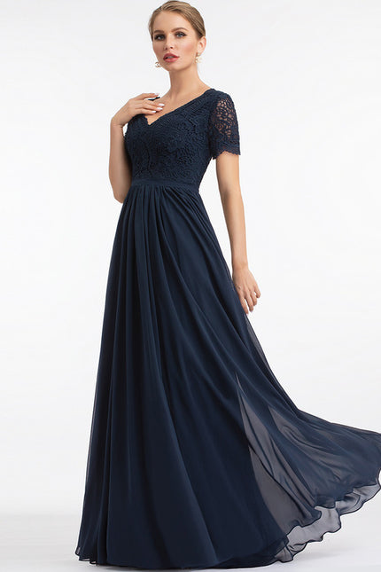 Robe Cérémonie Longue Rose Élégante