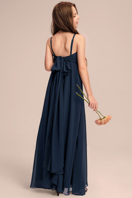 Robe Cérémonie Demoiselle Dhonneur Beige - gallery 4