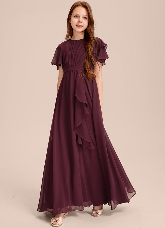 Robe Cérémonie Volants Bordeaux - gallery 5