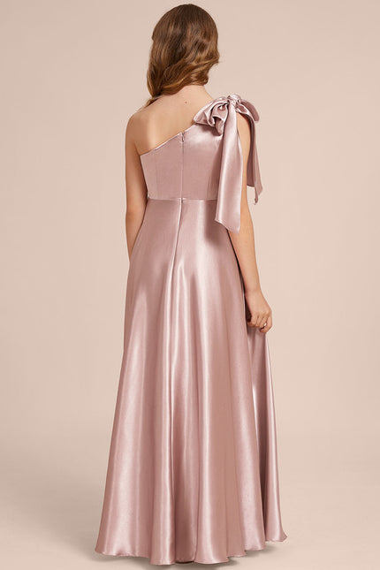 Robe Cérémonie Satin Rose Chic - gallery 3
