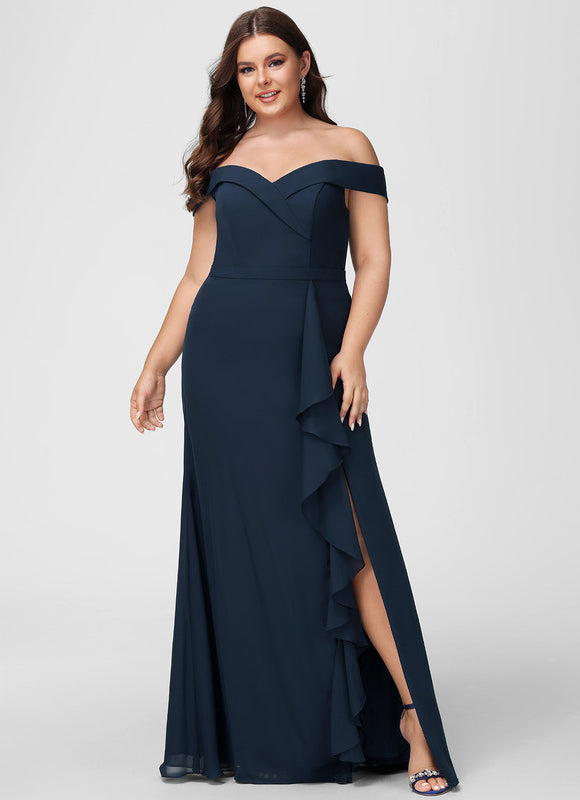 Robe Cérémonie Élégante À Décolleté - gallery 6