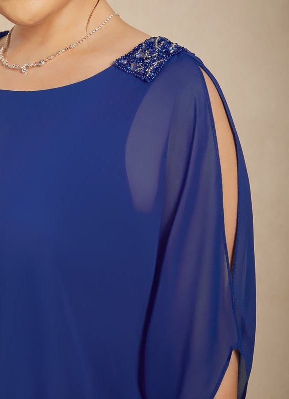 Robe Cérémonie Fluidité Marine - gallery 9