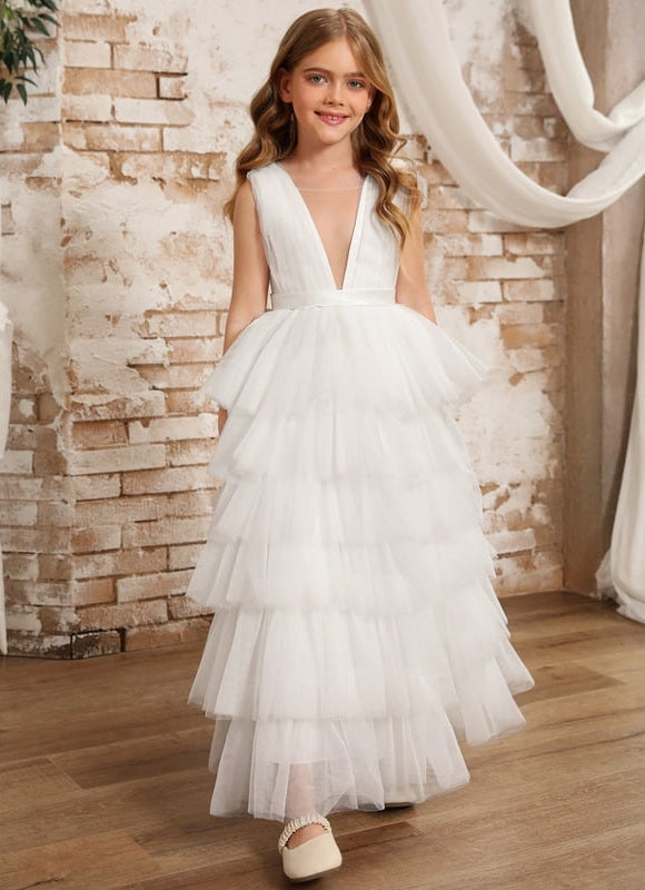 Robe Cérémonie Tulle Volumineuse - gallery 7