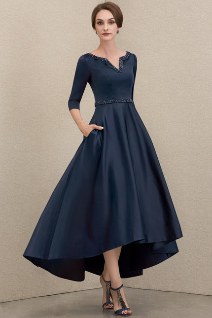 Robe Cérémonie Nuit Étoilée Satinée - gallery 8