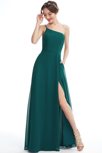 Robe Cérémonie Asymétrique Bordeaux - gallery 3