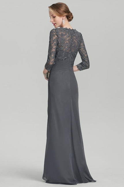 Robe Cérémonie Gris Élégant - gallery 3