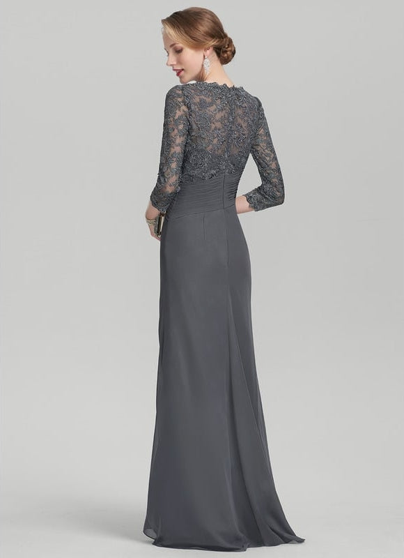 Robe Cérémonie Gris Élégant - gallery 3