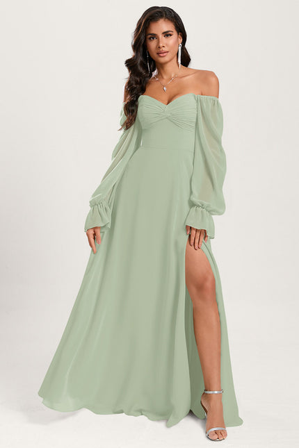 Robe Cérémonie Fluide Verte - gallery 6