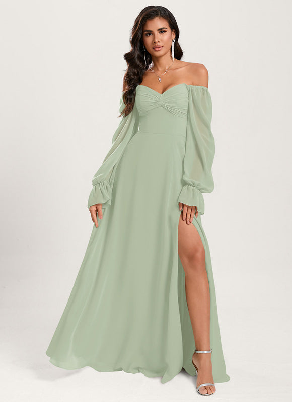 Robe Cérémonie Fluide Verte - gallery 6
