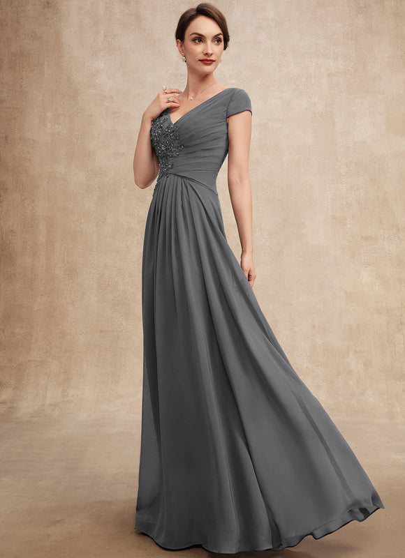 Robe Cérémonie Gris Perle Élégante - gallery 4