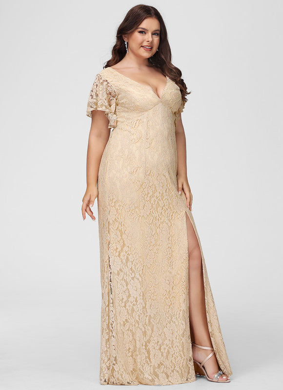 Robe Cérémonie Dentelle Lavande - gallery 9