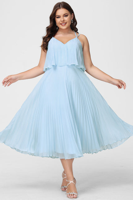 Robe Cérémonie Plissée Céleste - gallery 7