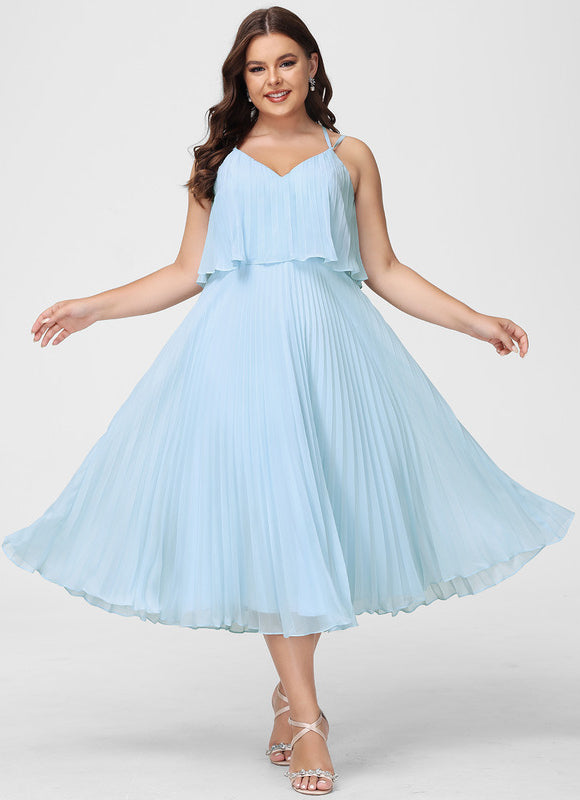 Robe Cérémonie Plissée Céleste - gallery 7