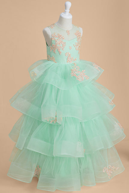 Robe Cérémonie Tulle Aquatique - gallery 2