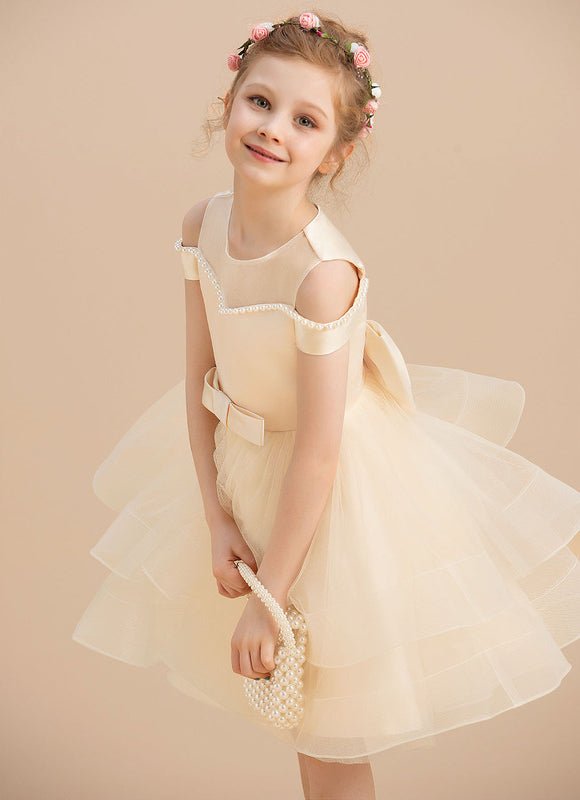 Robe Cérémonie Tulle Crème - gallery 3
