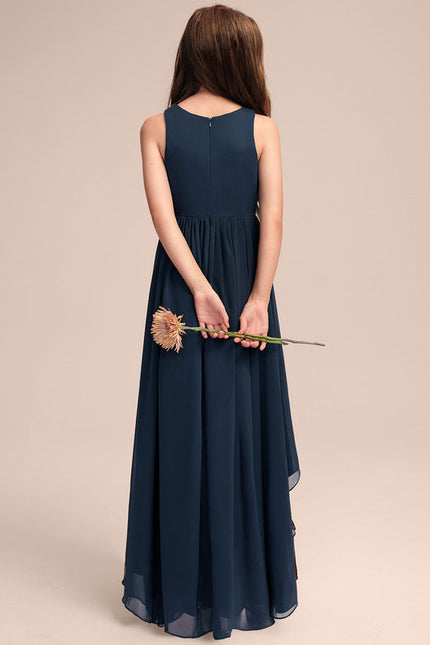 Robe Cérémonie Mousseline Marine - gallery 4