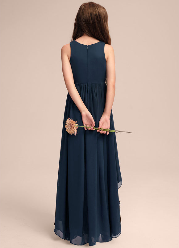 Robe Cérémonie Mousseline Marine - gallery 4