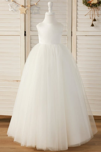 Robe Cérémonie Satinée Évasée - gallery 3