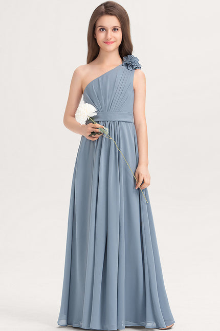 Robe Cérémonie Bleu Poudré Chic