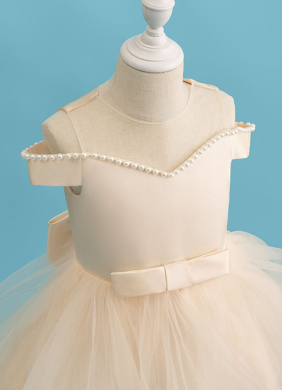 Robe Cérémonie Tulle Crème - gallery 2
