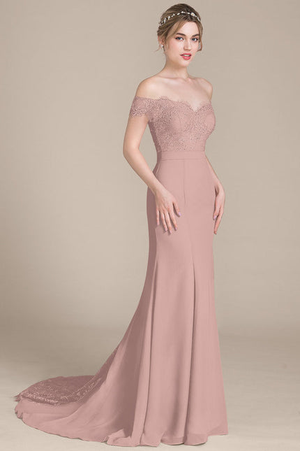 Robe Cérémonie Sophistiquée Mousseline - gallery 3
