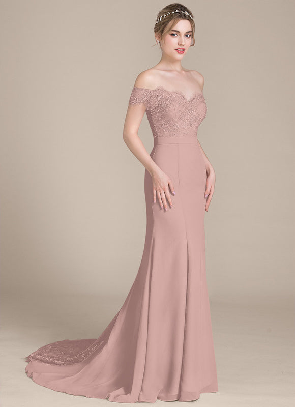 Robe Cérémonie Sophistiquée Mousseline - gallery 3