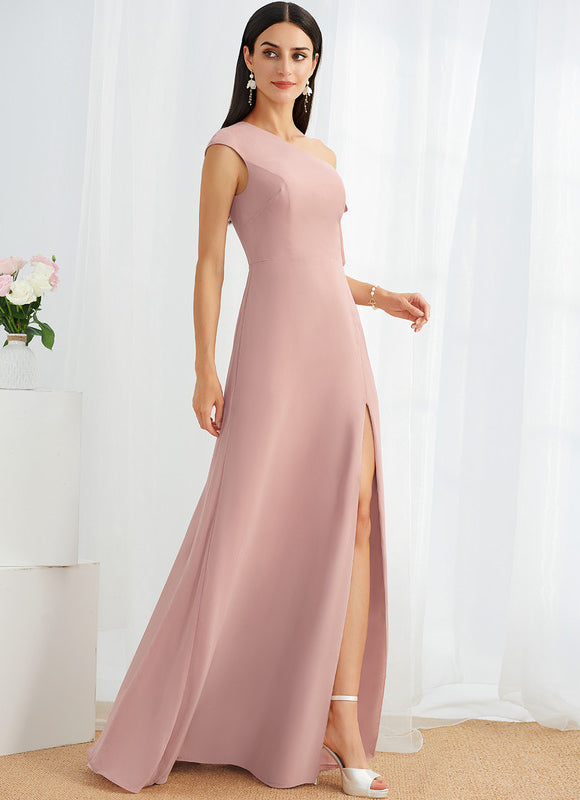 Robe Cérémonie Mousseline Rose Pâle - gallery 4