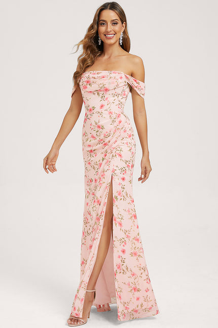 Robe Cérémonie Élégante À Décolleté - gallery 2