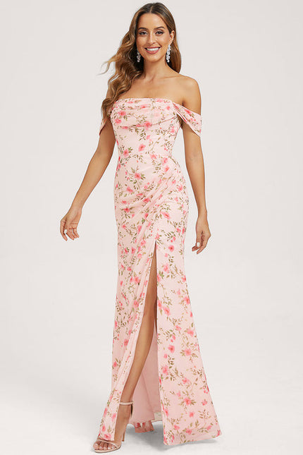 Robe Cérémonie Élégante À Décolleté - gallery 2
