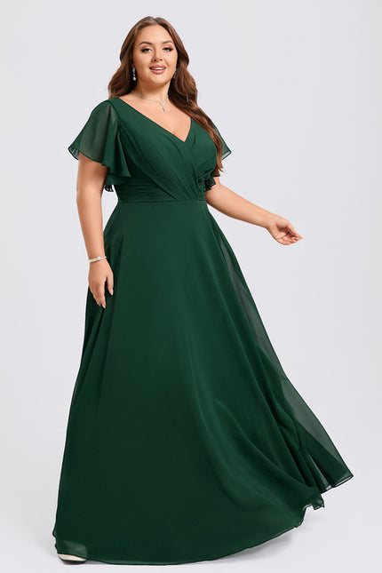 Robe Cérémonie Longue Volants Rose - gallery 9