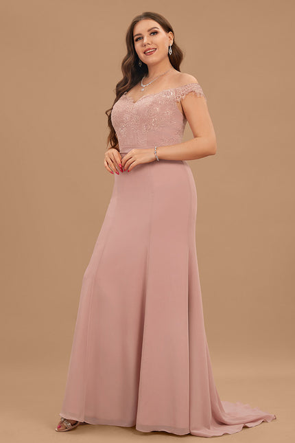 Robe Cérémonie Sophistiquée Mousseline - gallery 6