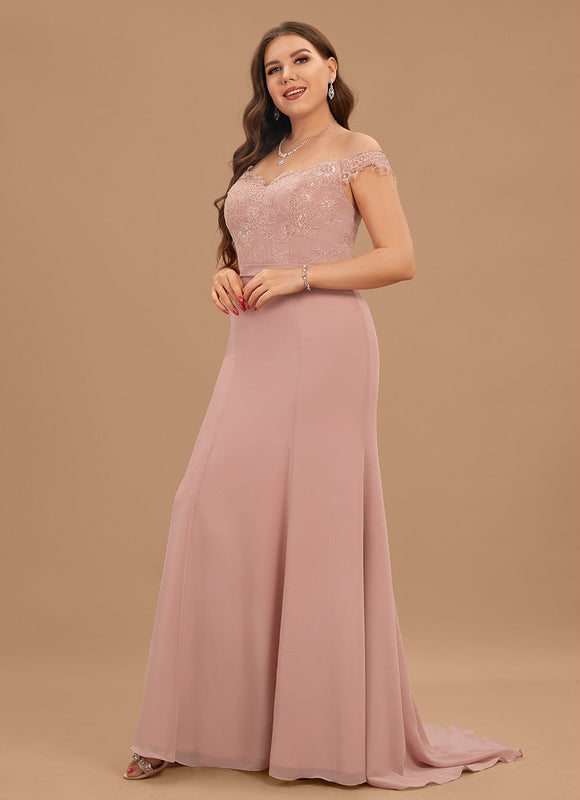Robe Cérémonie Sophistiquée Mousseline - gallery 6