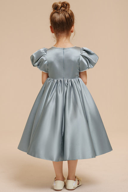 Robe Cérémonie Satinée Enfantine - gallery 3