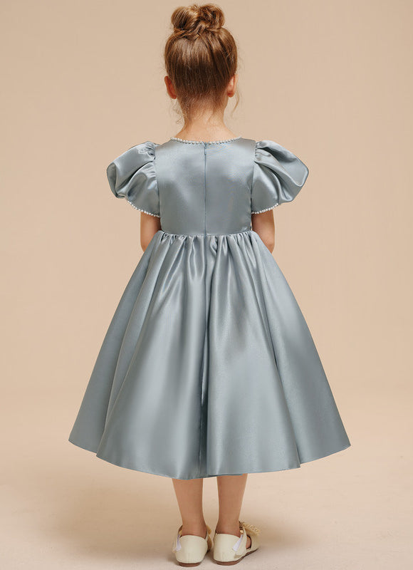 Robe Cérémonie Satinée Enfantine - gallery 3