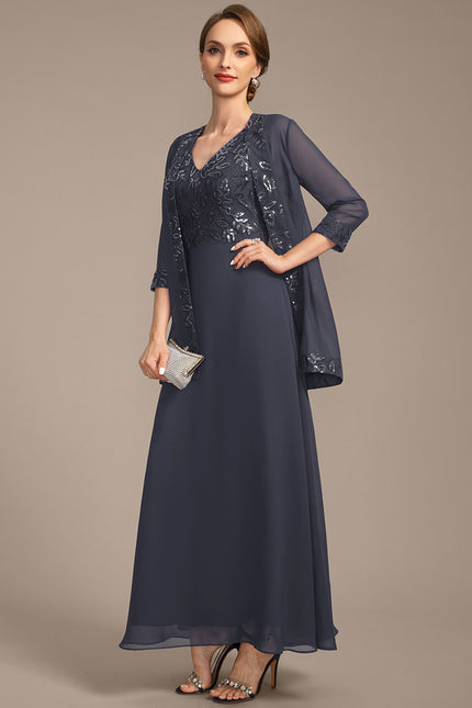 Robe Cérémonie Fluide Ornée - gallery 3