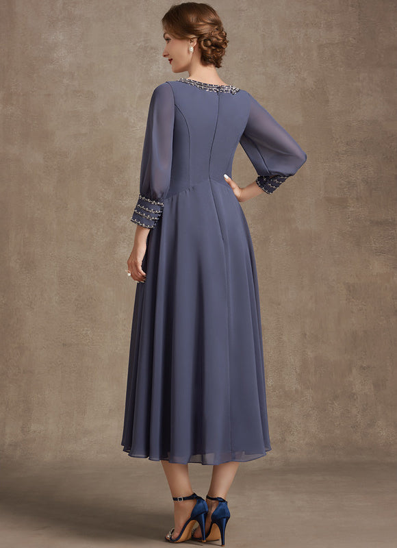 Robe Cérémonie Mousseline Nuit - gallery 6