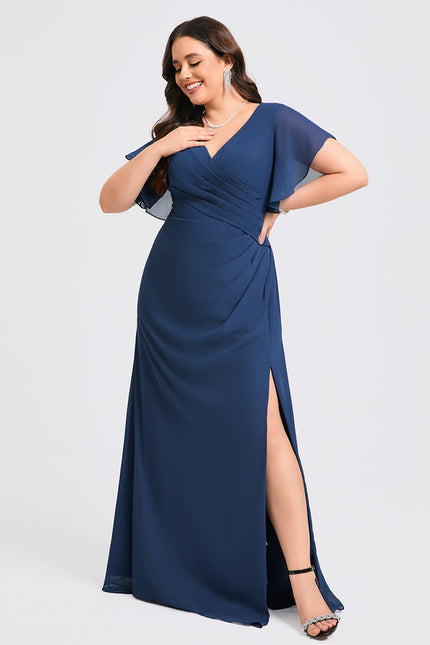 Robe Cérémonie Longue Volants Rose - gallery 8