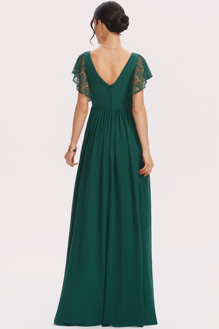 Robe Cérémonie Longue Rose Élégante - gallery 3